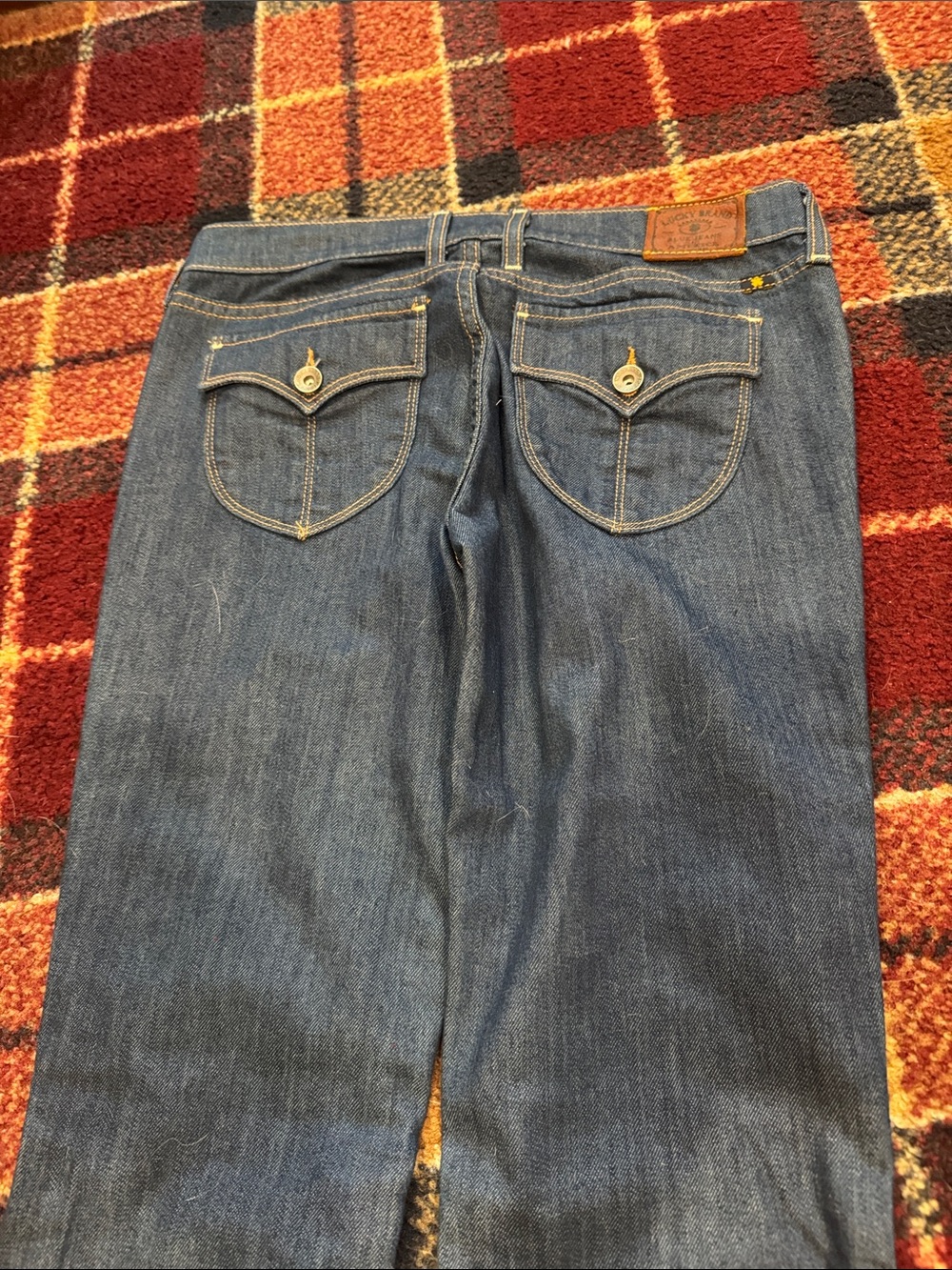 Women's Lucky Brand size 2/26 Blue Flare Jeans. Worn a few times. - Picture 4 of 7